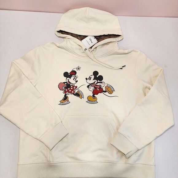 NWT Disney X Coach WOMEN'S Ice Skate Motif Hoodie CL692 S Small - Picture 1 of 6